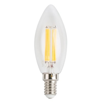 Лмпа LED filament конус 4W, E14, 2700K, 220V, топла светлина LFC41427